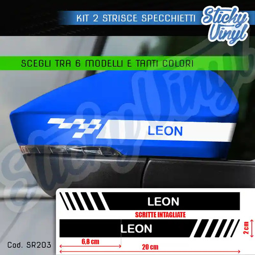 Adesivi strisce specchietti - adesivi,