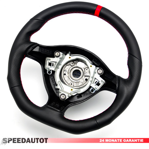 Volante pelle appiattito - pelle,